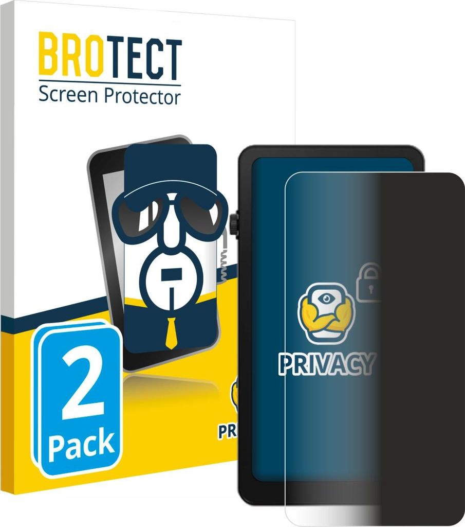 2x BROTECT Sichtschutzfolie für DuRoBo Krono Anti-Spy Privacy Sichtschutz Blickschutz Folie Blaulicht-Schutz