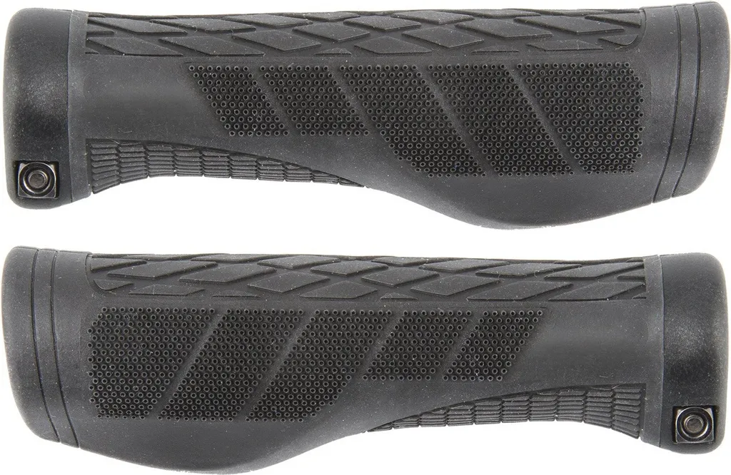 Poignées de Vélo Ergonomiques M-Wave Cloud Noir avec Fixation Fix