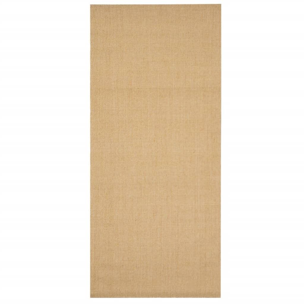 vidaXL Teppich Natur Sisal 66x150 cm