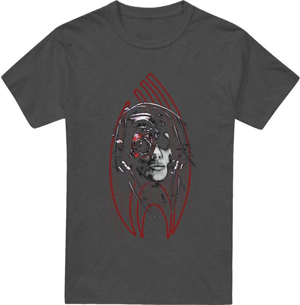 Star Trek - "Borg Construct" T-Shirt für Herren/Damen Uni TV17678 (XL) (Holzkohle)