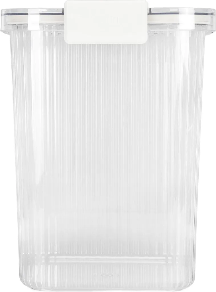 Rangement riz transparent et épaissi avec couvercle hermétique 12 Litres