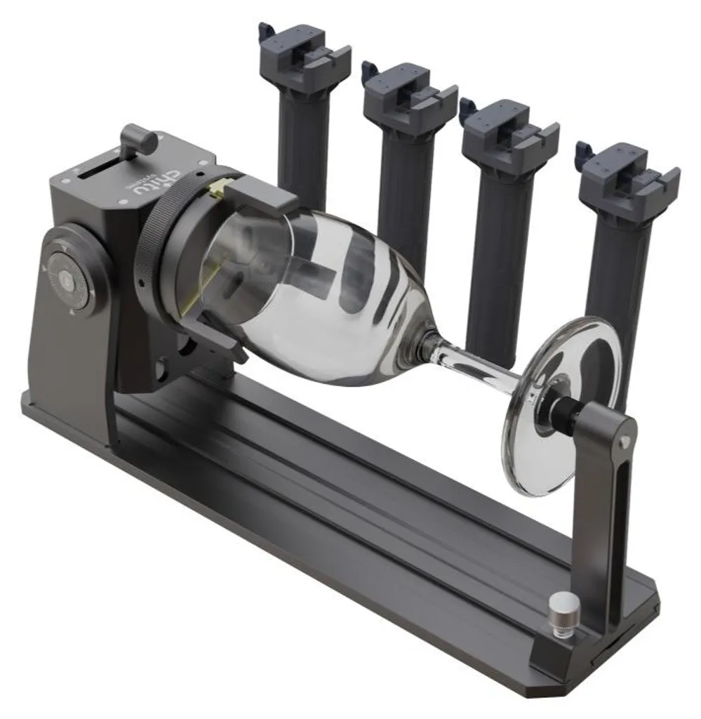 Accessoire de Gravure Laser Rouleau Rotatif RR1 et Mandrin Pro 180 Degrés