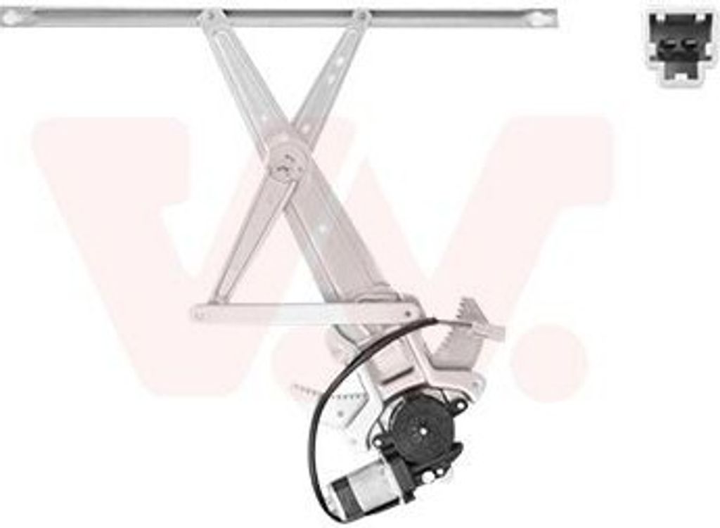 VAN WEZEL 2565262 Elektrischer Fensterheber Vorne Rechts für HONDA CR-V I (RD)