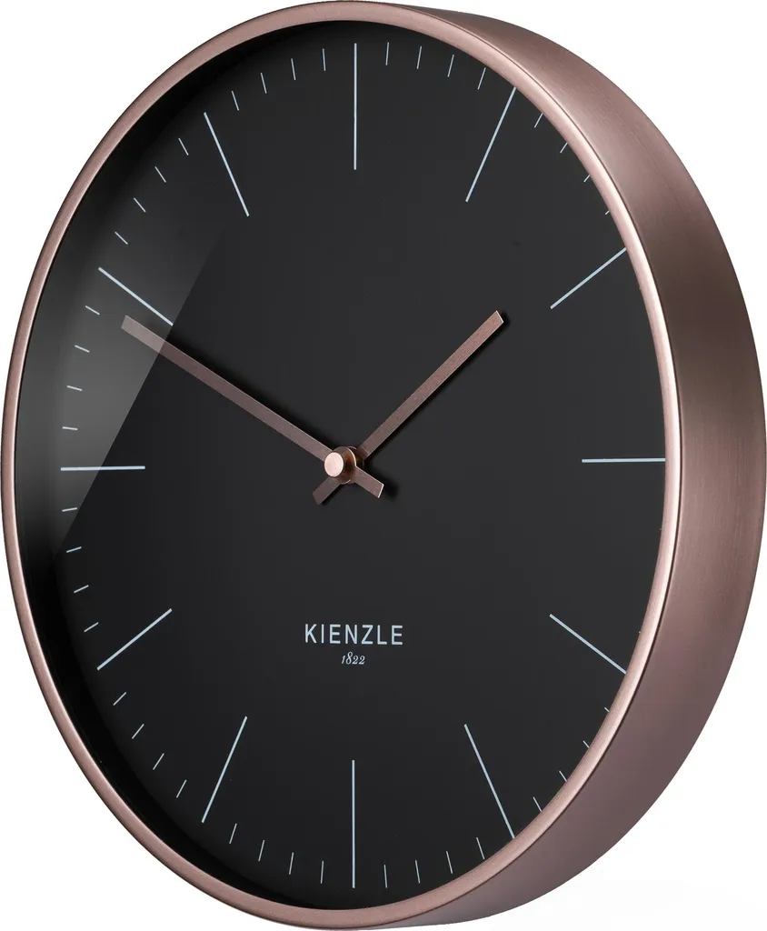 Horloge murale radio-pilotée Kienzle : idéale pour bureau et salon