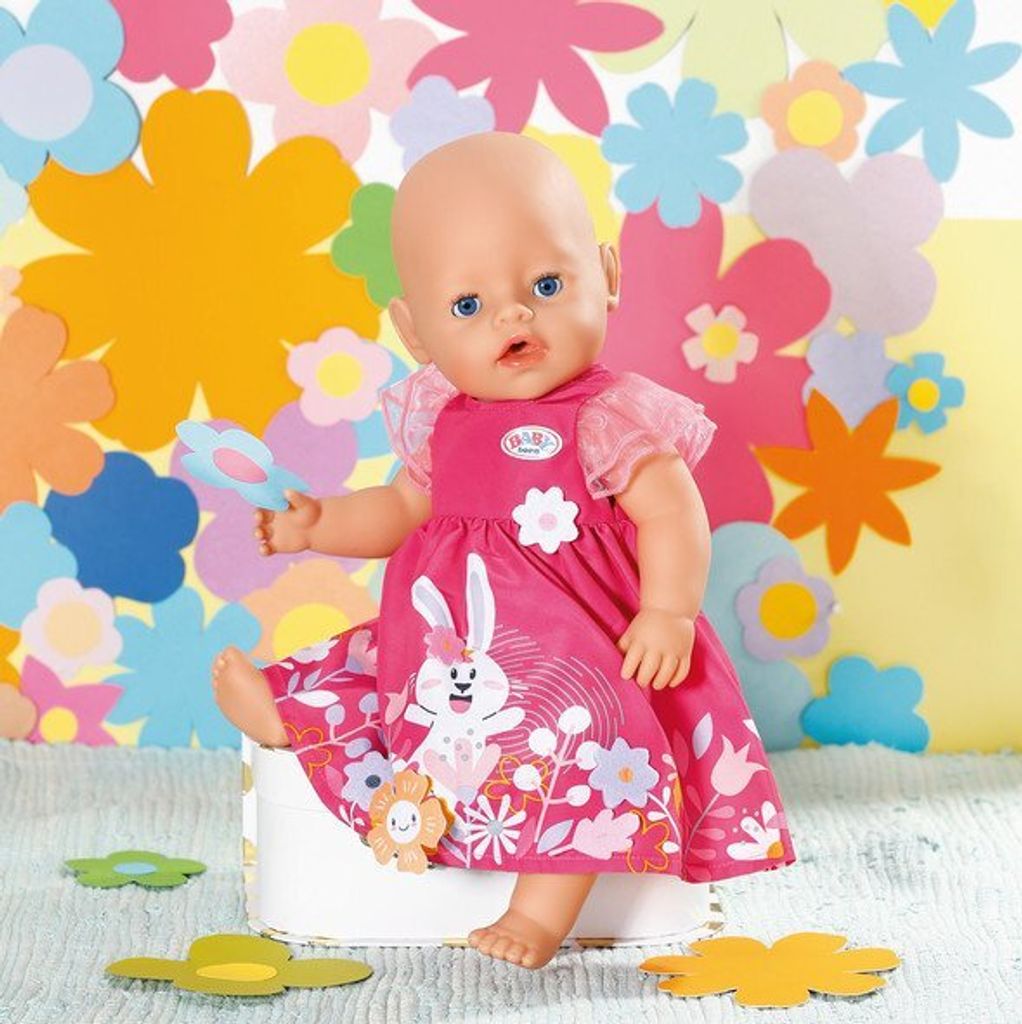 BABY born Kleid Blümchen 43cm Produktbild 3