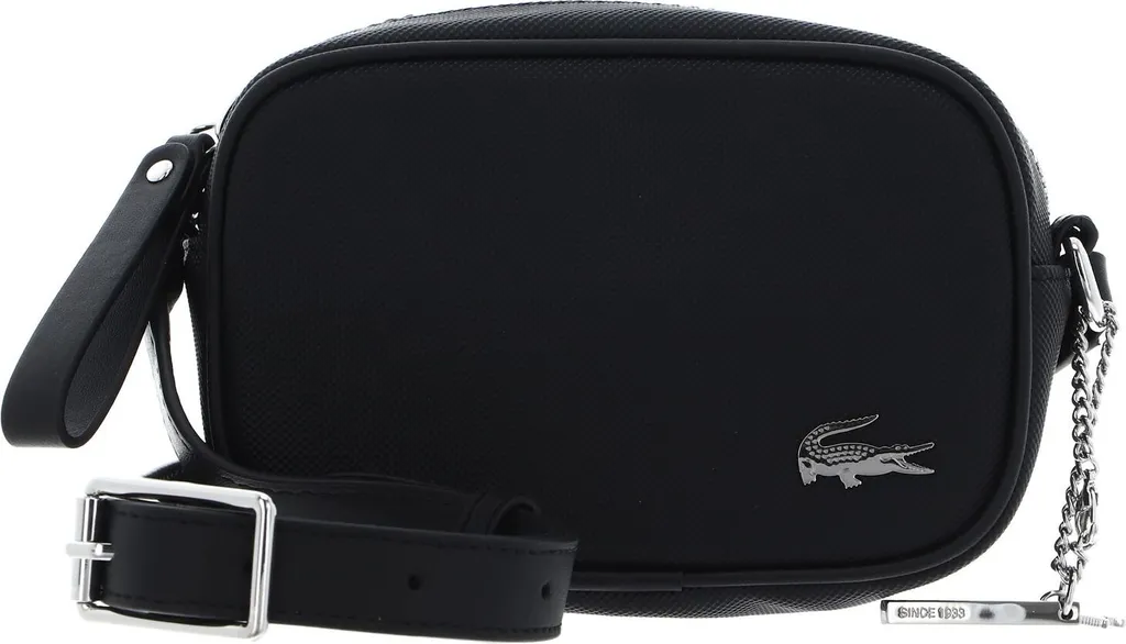 Sacoche Lacoste Daily Lifestyle noire : fini les poches de pantalon pleines