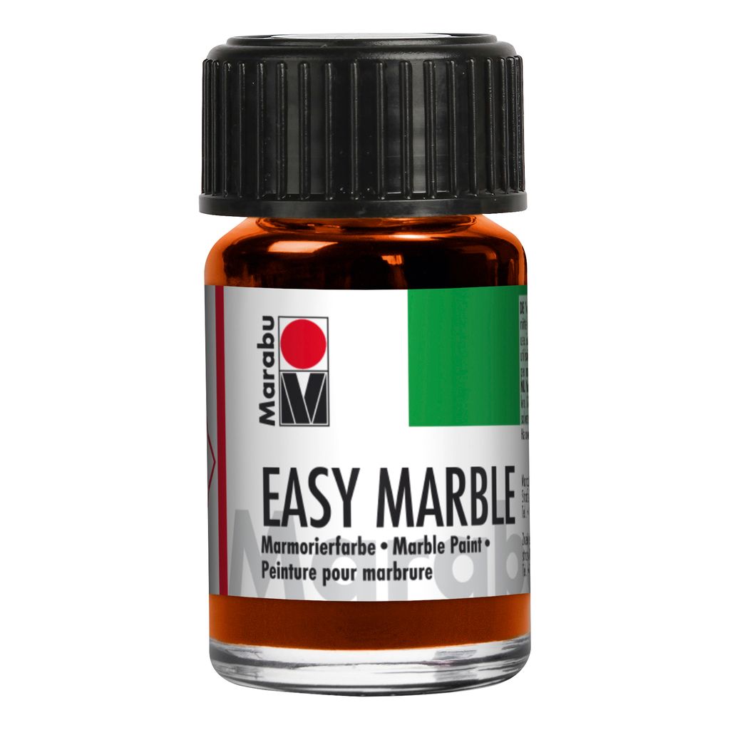 Marabu 1305 39 013 easy marble, Orange 013, 15 ml Image du produit 