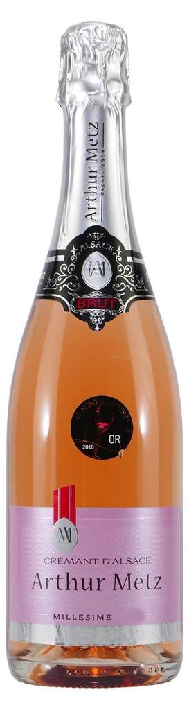 Arthur Metz Crémant d'Alsace Rosé brut | 12 % vol | 0,75 l Image du produit 