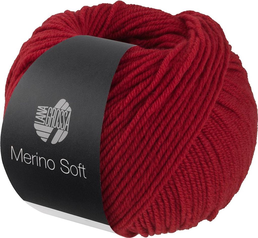 Lana Grossa - Merino Soft 0012 rot Produktbild 