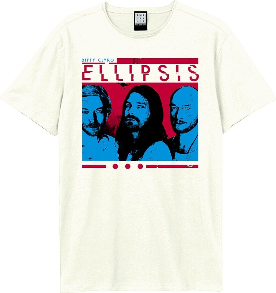 Amplified - "Ellipsis" T-Shirt für Herren/Damen Uni GD1855 (XXL) (Altweiß)
