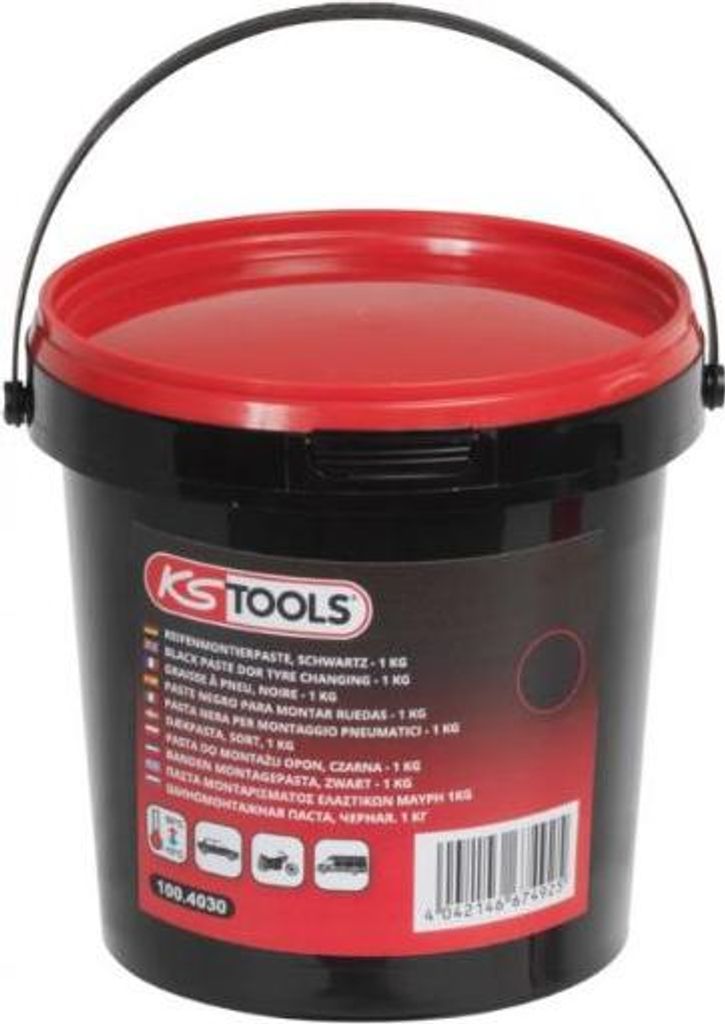 Seau de graisse à pneus noire KS TOOLS 1 kg - 100.4030 Image du produit 