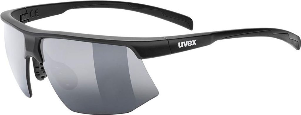 Uvex aerios, Junge/Mädchen, Randlos, Schwarz, Schwarz