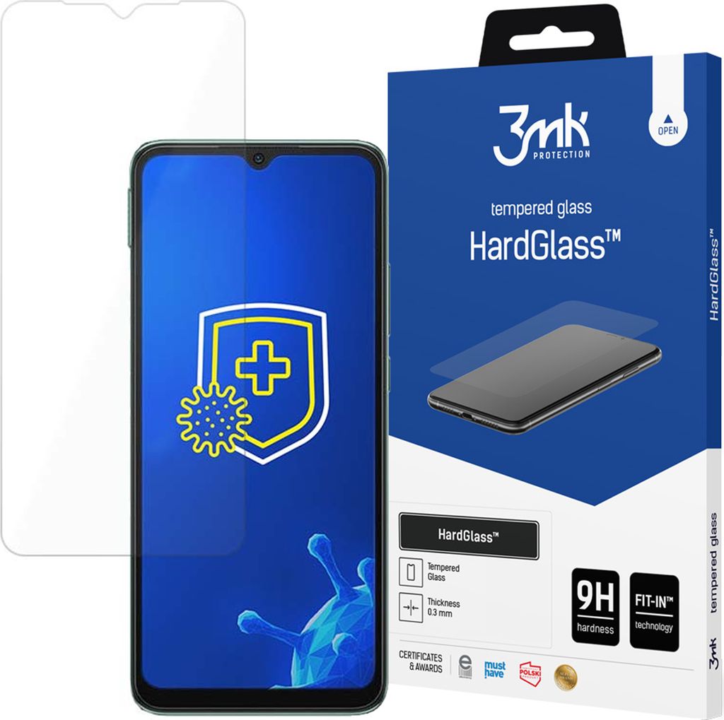 3mk HardGlass Displayschutz aus gehrtetem Glas fr Xiaomi Redmi 10C