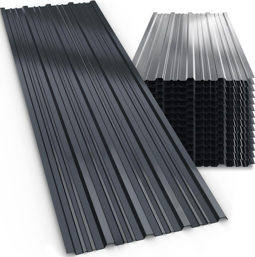 GARDEBRUK® 14x Trapezblech 110x46cm = 7m² Verzinkt Produktbild 