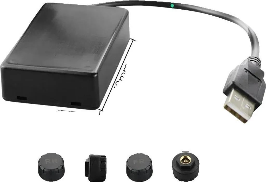 Système TPMS Android pour voyage en voiture suivi pression pneus USB