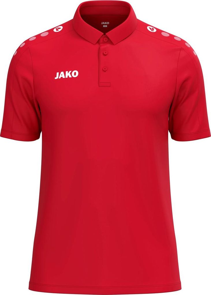 Jako Polo One Baumwolle - rot, Größe:XL