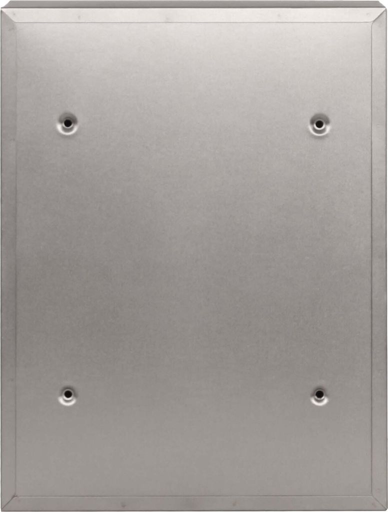 Wiltec Briefkasten silberfarben V10 Postkasten mit Produktbild 9