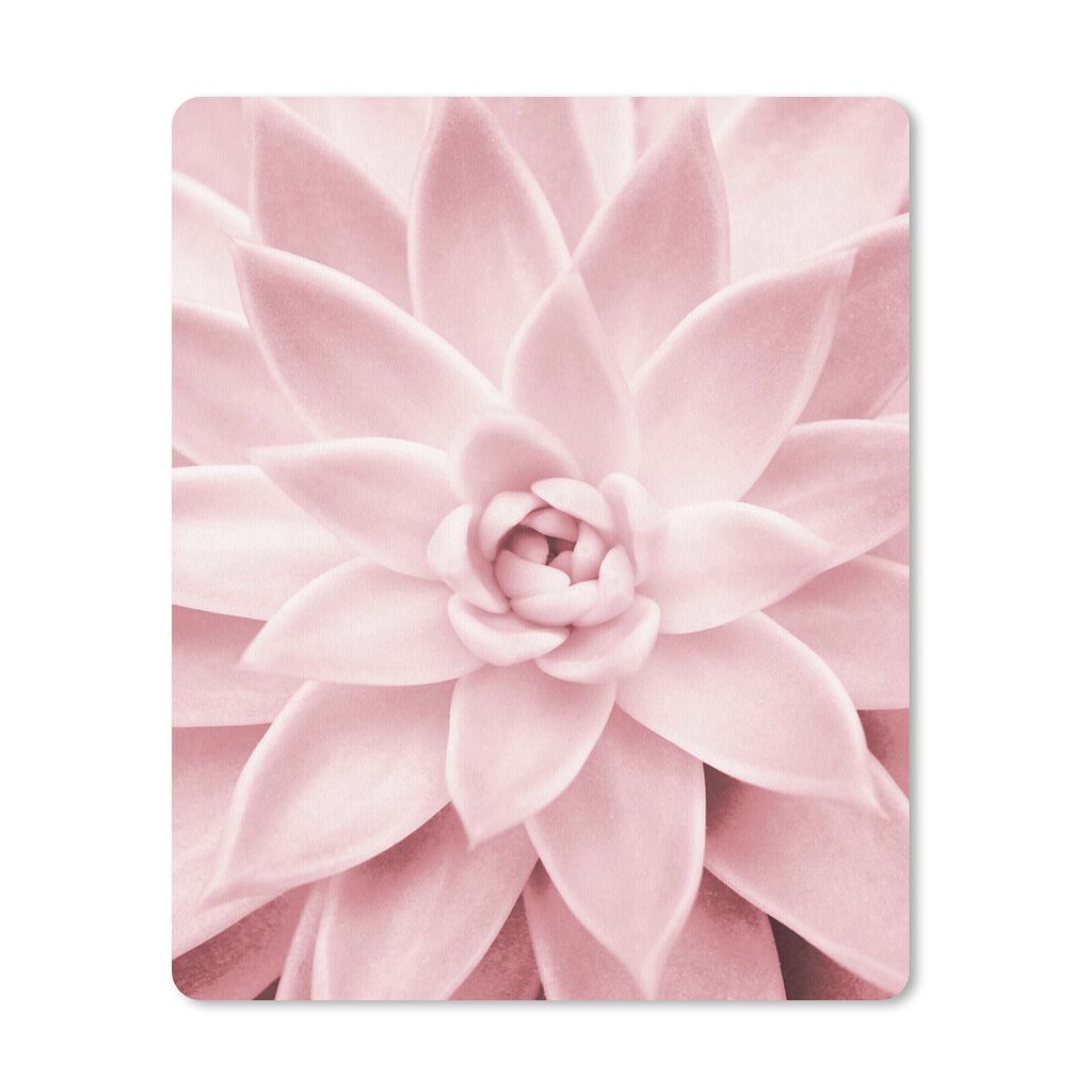 MuchoWow Mauspad Mousepad Blume - Rosa - Natur - Pflanze 30x40 cm - Mousepads - Maus Mat - Pad - Mausunterlage - Mausmatten