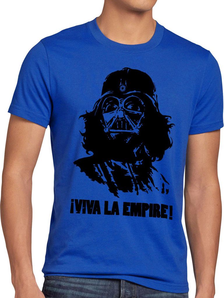 style3 Viva La Empire Herren T-Shirt imperium revolutionär revolution, Größe:4XL, Farbe:Weiß