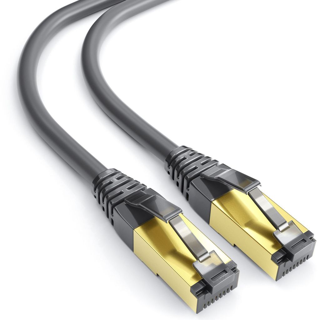 mumbi 20m CAT6 Netzwerkkabel Patchkabel Ethernet Kabel LAN DSL weiss 