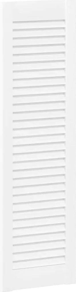 vidaXL Armadio ante a persiana design 2 pz. Bianco 99x29,5 cm