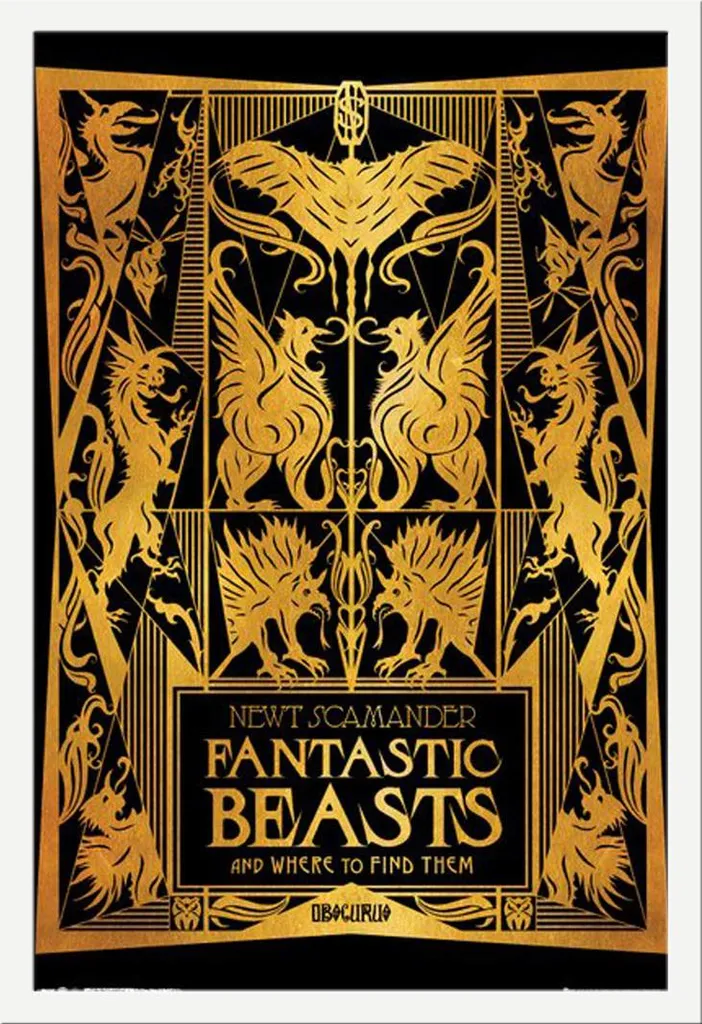 Fantastic Beasts Poster + Shinsuke Cornice Bianca 61x91.5 MDF Acrilico