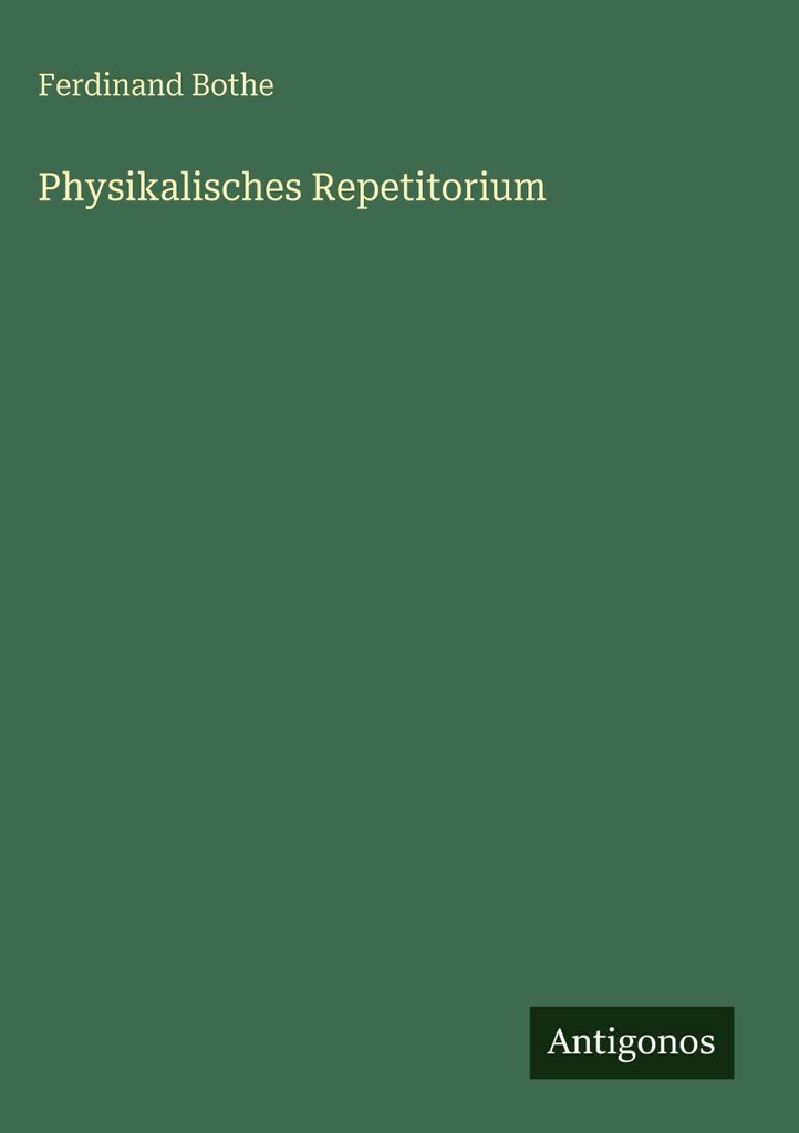 Physikalisches Repetitorium