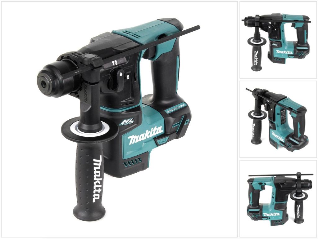 Makita DHR171Z, SDS Plus, Czarny, Niebieski, 1,7 cm, 680 Zdjęcie produktu 