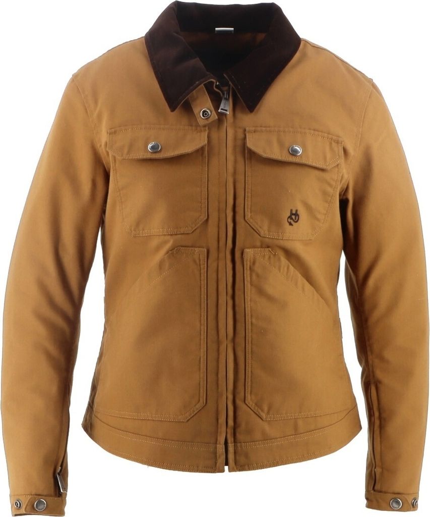 Helstons Oregon Damen Motorrad Textiljacke, braun, XL