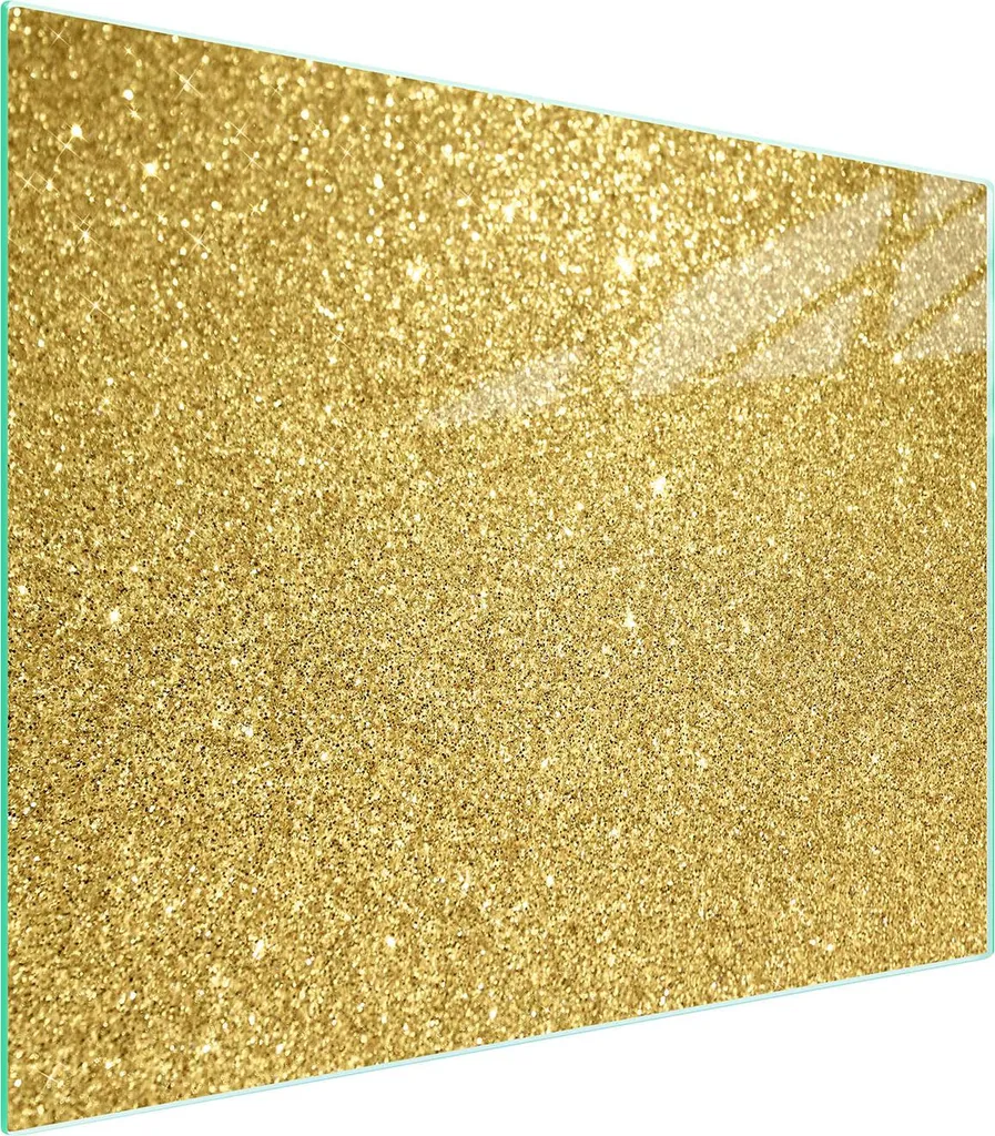 Tagliere in vetro 52x40 oro