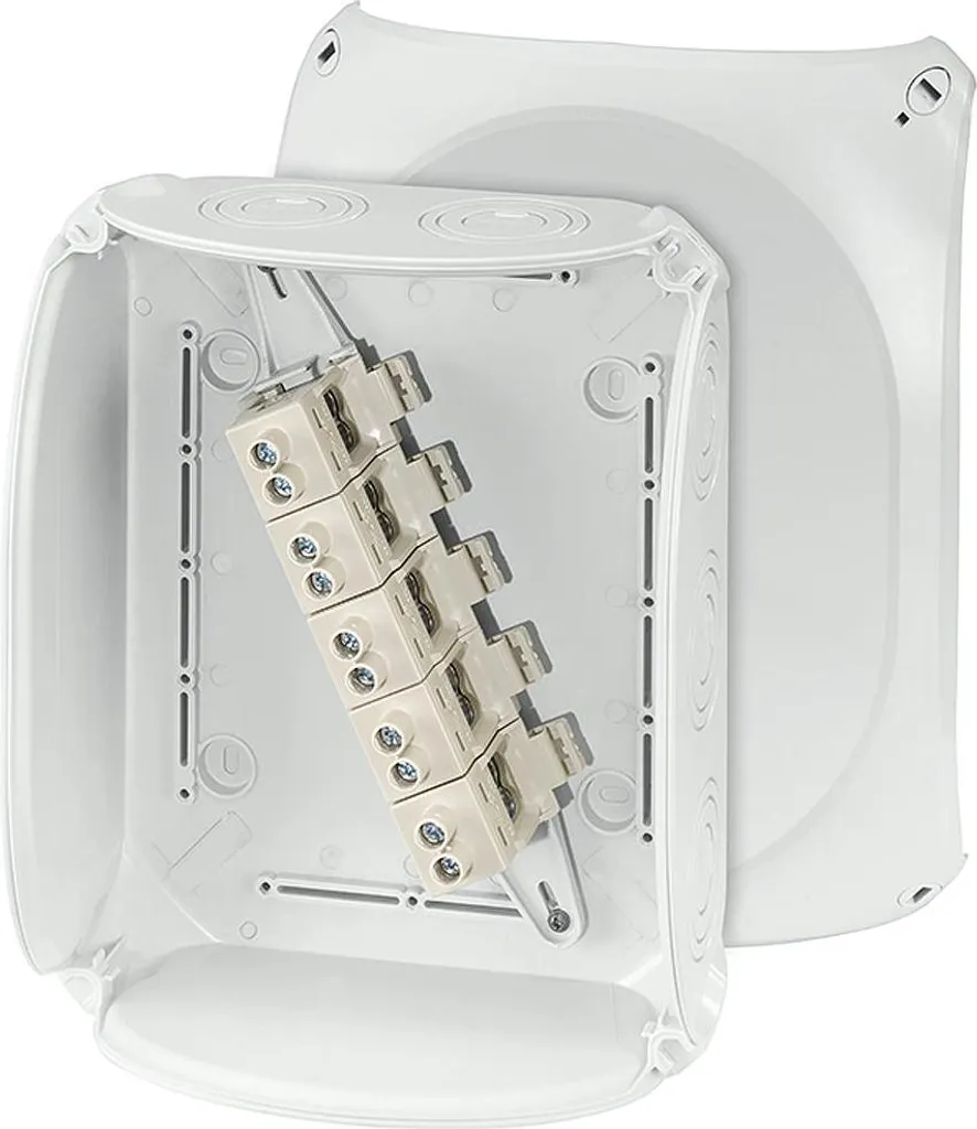 Boîte de jonction KF 2525 G Hensel 16-25mm² 5 pôles montage en surface
