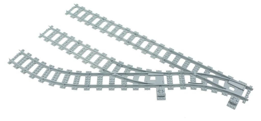 Trixbrix Rangierbahnhof 3-gleisig links R40 – Schienen Produktbild 