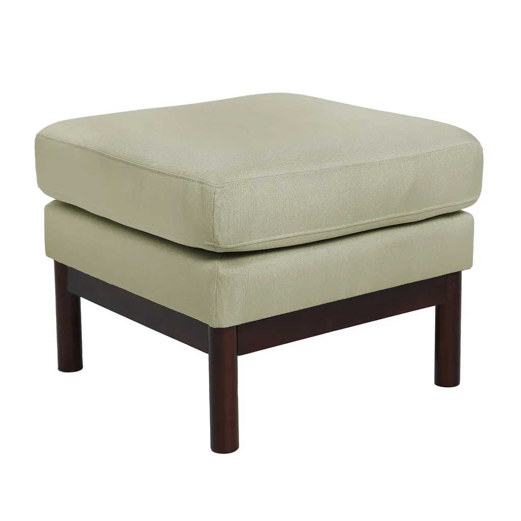 SVITA HOLLY Tabouret Banc d'Entrée Blanc et Brun en Tissu Bouclette
