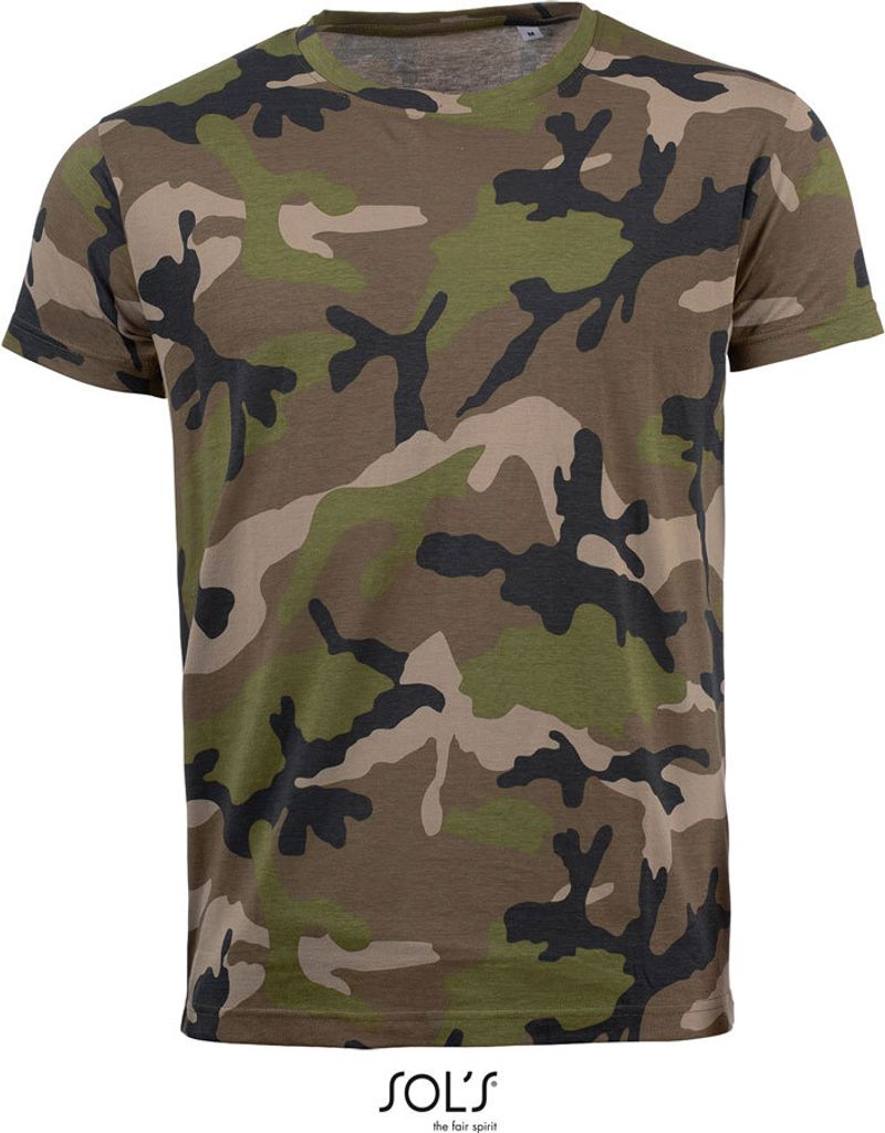 SOLs 01188 | Mens Camo / Tarn Herren T-Shirt - Farbe: Camo Produktbild 