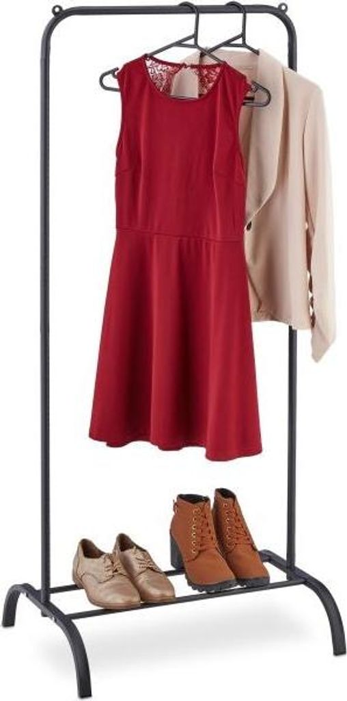 Portant à vêtements avec étagère Image du produit 