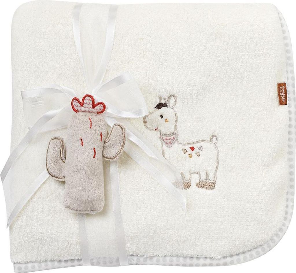 Kuscheldecke Lama –  zum Kuscheln, als Krabbelunterlage, Produktbild 