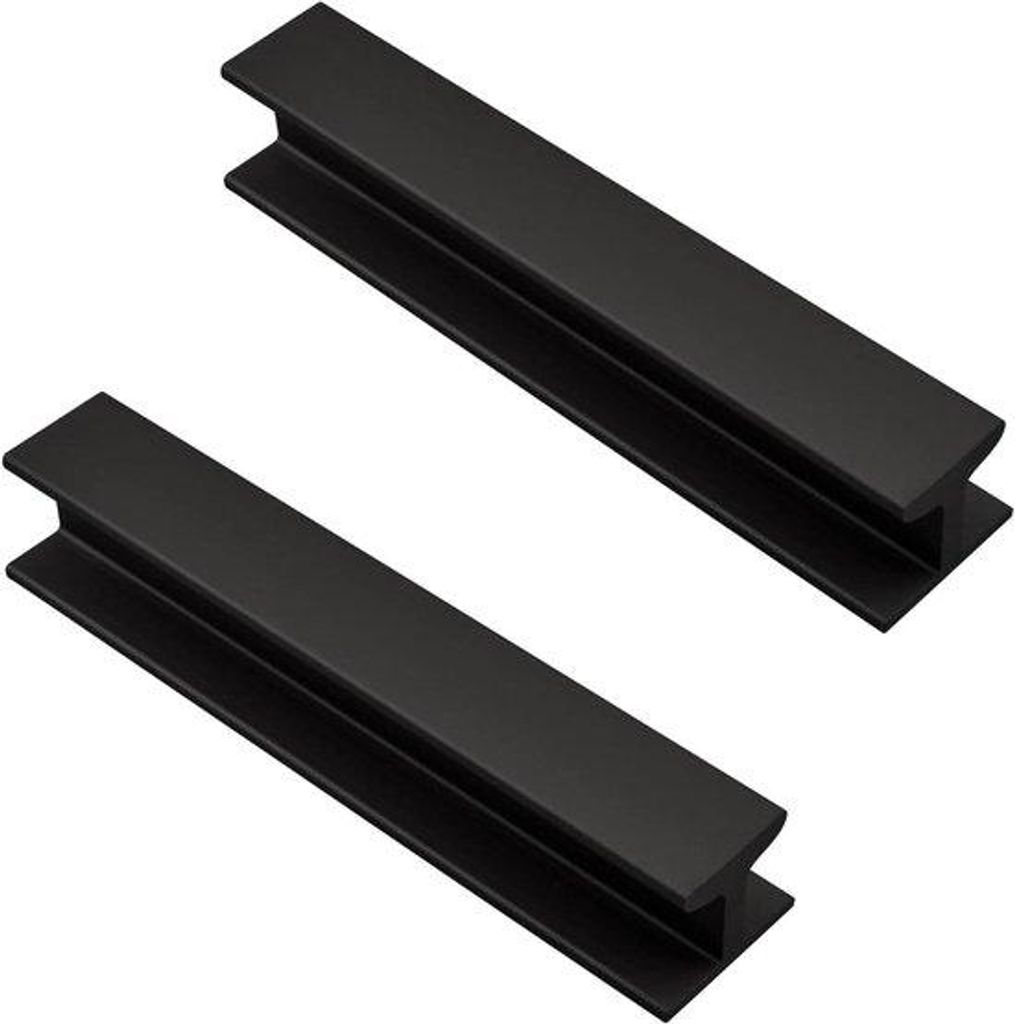Zwarte 120mm Selbstklebende Ladegrepen Set
