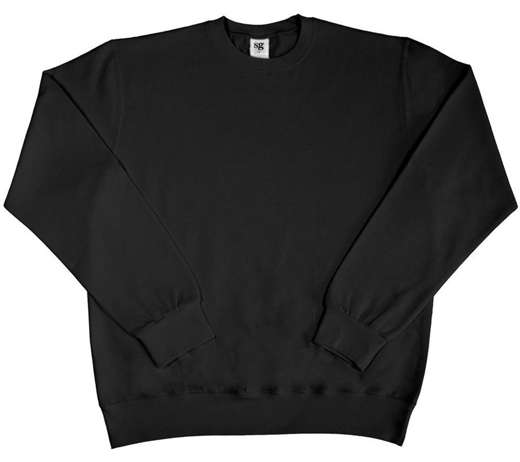SG Sweatshirt / Pullover, Rundhalsausschnitt FK769 (5XL) (Schwarz)