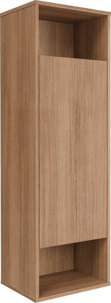 FACKELMANN VITA Midischrank 40 cm breit in Summer Oak, Braun hell, mit Türanschlag links und zwei Fächern stilvoll und praktisch
