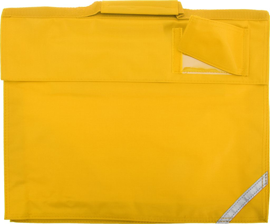 Quadra Jugend Büchertasche - 5 Liter (2 Stück/Packung) BC4340 (Einheitsgröße) (Gelb)