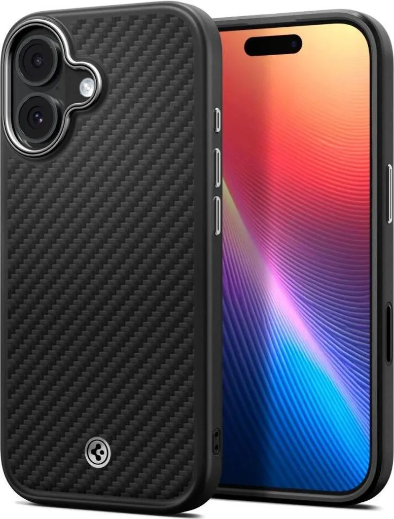 Coque Spigen Enzo Aramid T Mag pour iPhone 17 - Noir et Argent Premium