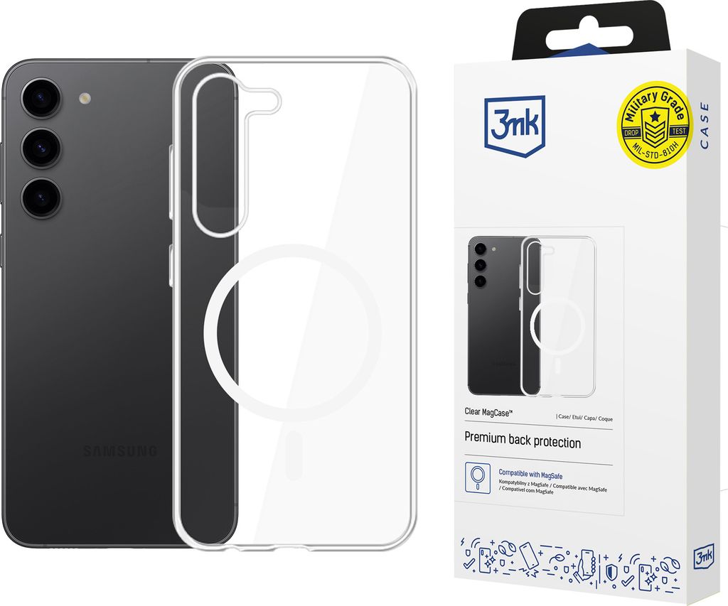 3MK Clear MagCase Sam S23 5G Schutzhülle