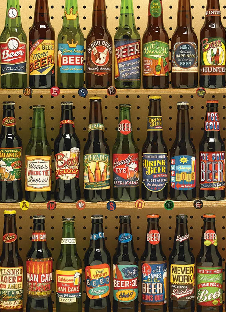 Puzzle 1000 pièces Collection Bière pour Adultes - Loisir Créatif Cobble