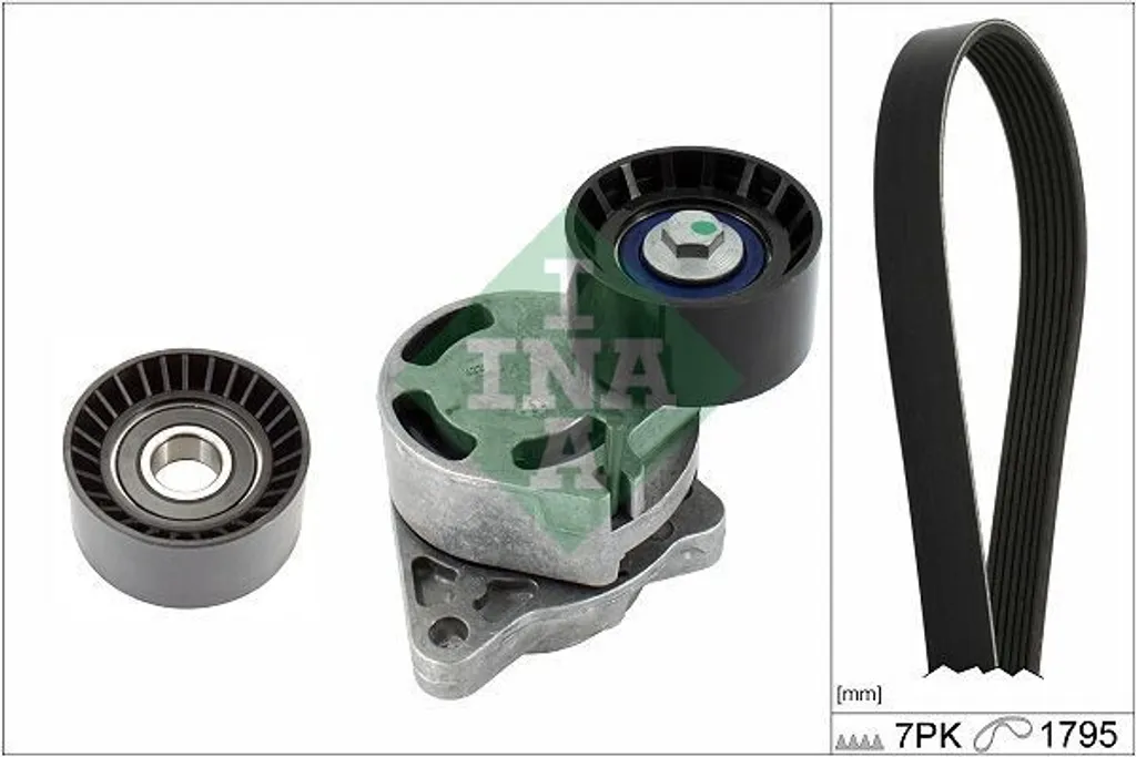 Kit multi-courroies INA 529 0434 10 haute résistance et longévité accrue