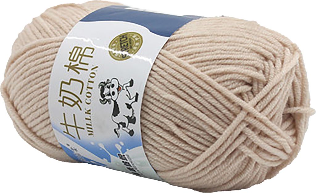 1 Rollen 5-Strang-Wollgarn weich warm warm DIY Anfänger Handrick-Häkelgarnkugel für Nähgeschäft-Beige