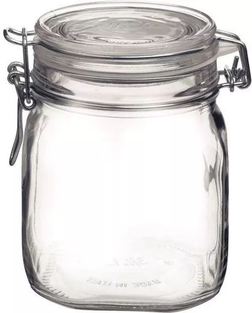 Fido 750 Einmachglas quadratisch 75cl - 6 Stück Produktbild 