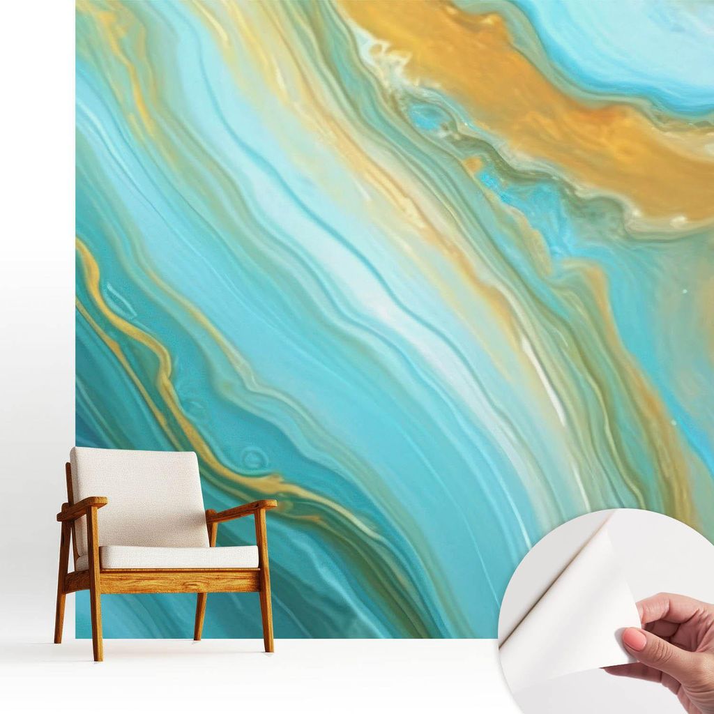 Fototapete selbstklebend - 250x250 cm - Tapete - Wandtapete - Wandbilder - Klebefolie - Dekofolie - Tapete Folie - Wand - Dekoration - Wohnzimmer -...