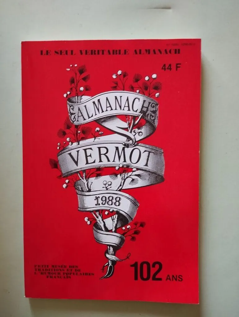 Almanach Vermot 1988 - 365 Jours de Calembours et Dictons Traditionnels
