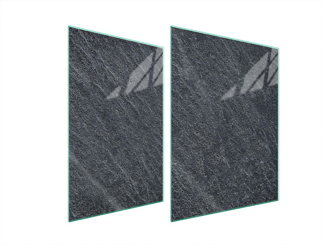 Glasschutzplatte Für Herd 70X52 Schiefer