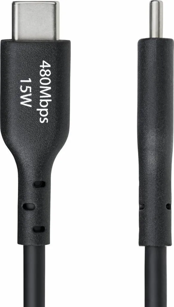 Câble USB Startech USB2AC2MNC Noir 2m - Câble USB-C vers USB-A